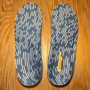Powerstep Pinnacle Low Arch Support Insoles Mens 6-6.5 Womens 8-8.5 Blue